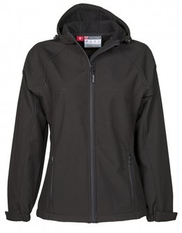 Softshell Jas Zwart Dames model