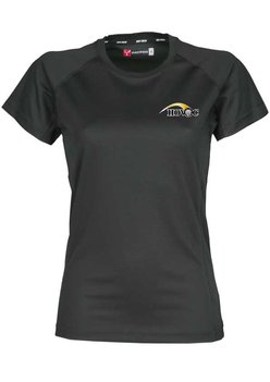 HOVOC T-shirt 100% Polyester - Zwart - Dames