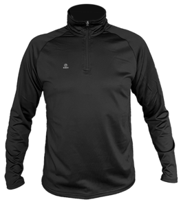 XAVI Sweater ⅓ zip - Super 2 Yarn - zwart - Unisex