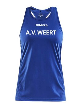 Craft RUSH wedstrijd singlet AV Weert - blauw - dames