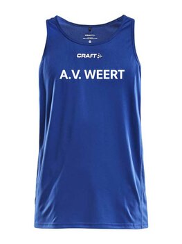 Craft RUSH wedstrijd singlet AV Weert - blauw - heren