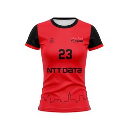 XAVI Performance Dames wedstrijdshirt - met nummer - VC HERO
