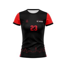 XAVI Performance inspeelshirt VC HERO met nummer - zwart - Dames