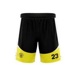 Xavi Trainings-basketbalbroek - zwart/geel - Fanatics