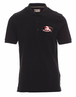 Bokkerijders Poloshirt zwart -Senior