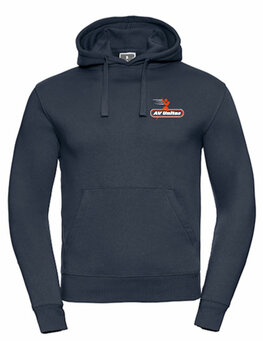AV Unitas Hoodie met borst- en ruglogo - navy blauw - Unisex