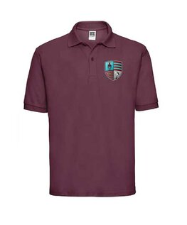 RC Maastricht polo shirt borstlogo en tekstlogo op de rug - bordeaux - Junior