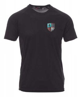 RC Maastricht sport T-shirt met borstlogo - zwart - Unisex