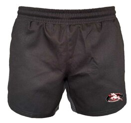 Xavi Rugbybroek met Bokkerijders logo - zwart - Unisex