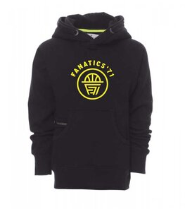 Fanatics Hoodie met Fanatics logo op de voorkant - Zwart - Junior
