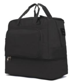 XAVI sporttas met groot ondervak - Zwart