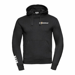 BC Donderslag Hoodie met  borstlogo en tekstlogo op de rug - zwart - Unisex