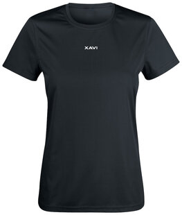 Xavi Basic t-shirt zwart - Dames
