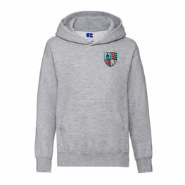 RC Maastricht hoodie met logo op de borst en tekstlogo op de rug - Grijs - Kinderen