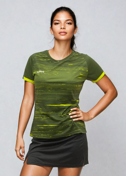 Xavi Performance T-shirt - groen - Dames