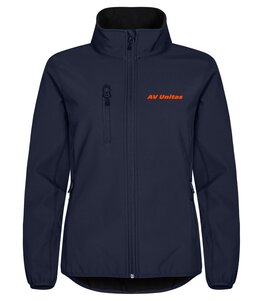  AV Unitas softshell jas Dames navy