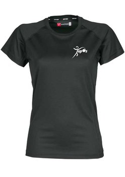 Tupos T-shirt 100% Polyester zwart - Dames