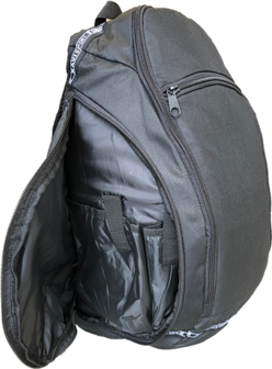 Xavi Rugzak van Polyester &ndash; Ruim &amp; Praktisch met Bidonvakken - Zwart