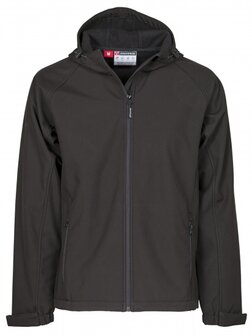 Softshell Jas Zwart Unisex model