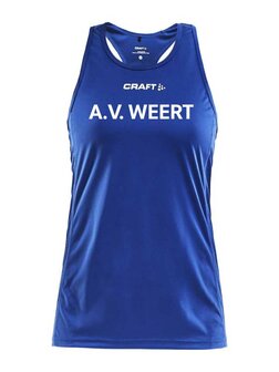 Craft RUSH wedstrijd singlet AV Weert - blauw - dames