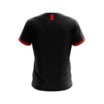 Xavi Performance T-shirt - Lichtgewicht  Sportshirt - zwart/rood - Unisex