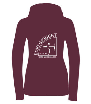 HBC Doelgericht Hoodie met borst- en ruglogo - Dames