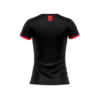 Xavi Performance T-shirt - Lichtgewicht  Sportshirt - zwart/rood - Dames