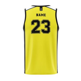 Xavi reversible Trainings-basketbalshirt Fanatics - zwart/geel - Unisex