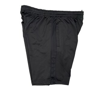 Xavi Korte Trainingsbroek met insteekzakken met rits - zwart -Unisex 