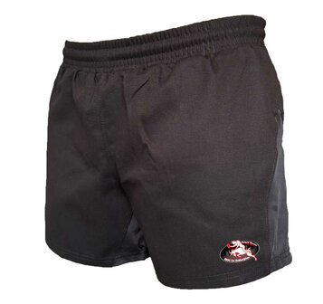 Xavi Rugbybroek met Bokkerijders logo - zwart - Unisex