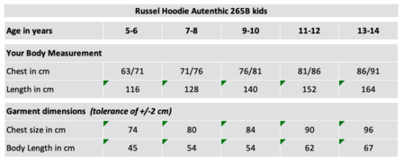 AV Unitas Hoodie met borst- en ruglogo - navy blauw - Junior