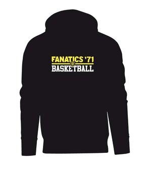 Fanatics Hoodie met Fanatics logo op de voorkant en Fanatics Basketball logo achterop - Unisex