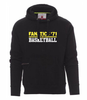 Fanatics Hoodie met Fanatics-Basketball logo op de voorkant - zwart - Unisex