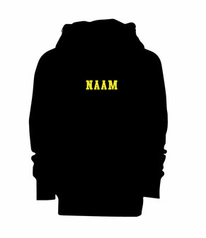 Fanatics Hoodie met Fanatics logo op de voorkant - Zwart - Junior