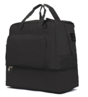 XAVI sporttas met groot ondervak - Zwart