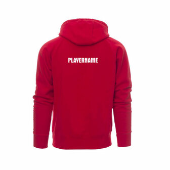 Tupos Hoodie rood Unisex