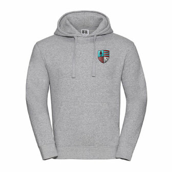 RC Maastricht hoodie met logo op de borst en tekstlogo op de rug - Grijs - Unisex