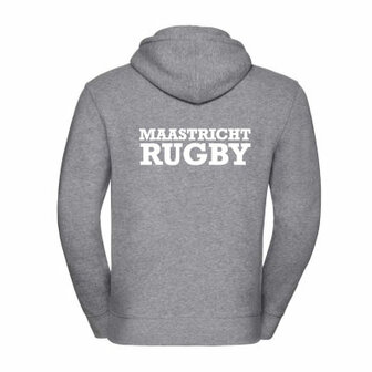 RC Maastricht hoodie met logo op de borst en tekstlogo op de rug - Grijs - Unisex