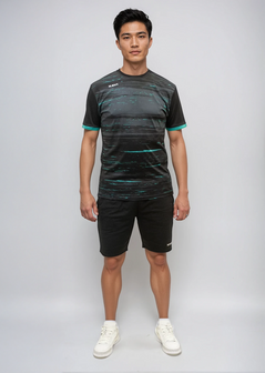 Xavi Performance T-shirt - Lichtgewicht  Sportshirt - zwart/blauw - Unisex