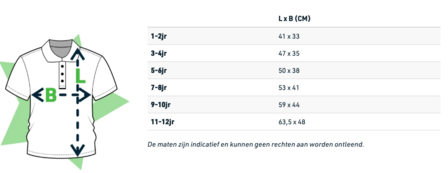 RC Maastricht polo shirt borstlogo en tekstlogo op de rug - bordeaux - Junior
