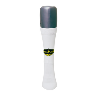 Dames volleybal kniesokken met Peelpush logo