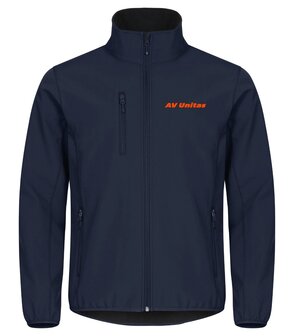  AV Unitas softshell jas Unisex navy