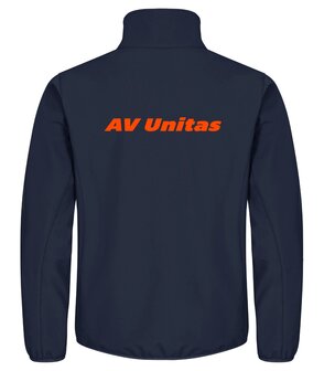 AV Unitas softshell jas Unisex navy