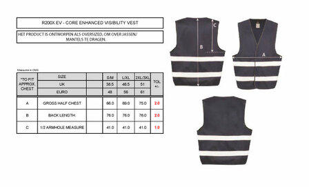 AV Weert Veiligheidshesje - Royal blauw - Unisex