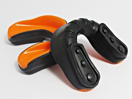 ERGO Guard gebitsbeschermer zwart/oranje - SENIOR