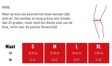 MC David Volleybal kniebeschermer - zwart