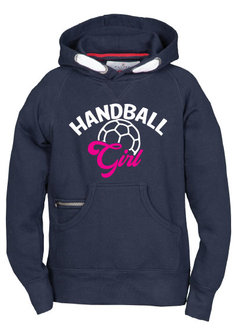 Handbal Hoodie met opdruk - navy - Junior