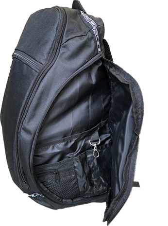 Xavi DENZZ rugzak zwart B 28cm, H 44cm, D 23cm