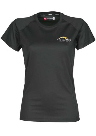 HOVOC T-shirt 100% Polyester - Zwart - Dames