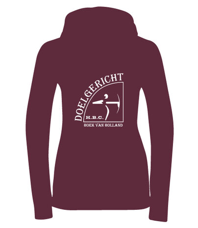 HBC Doelgericht Hoodie met borst- en ruglogo - Dames